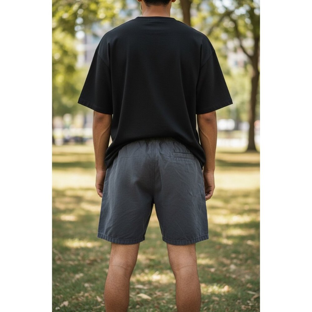 H&M Men’s Gray Drawstring Shorts Size M Regular Fit